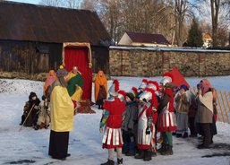 Divadelní představení Čtvrtý z mudrců v Krucemburku.