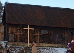 Divadelní představení Čtvrtý z mudrců v Krucemburku.