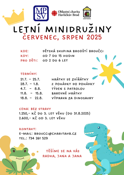 LETNÍ MINIDRUŽINY